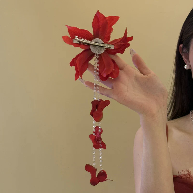 Women Accessories Sale - Gorąca Wyprzedaż Kwiatowa Spinka do Włosów