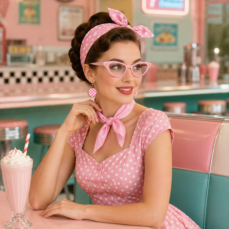 Women'S Accessories In The 1950S - Damskie akcesoria do kostiumu rockabilly z
