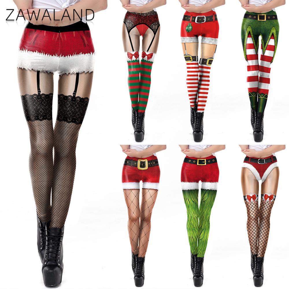 Legginsy świąteczne Zawaland d – Women'S Red Accessories recenzja i cena