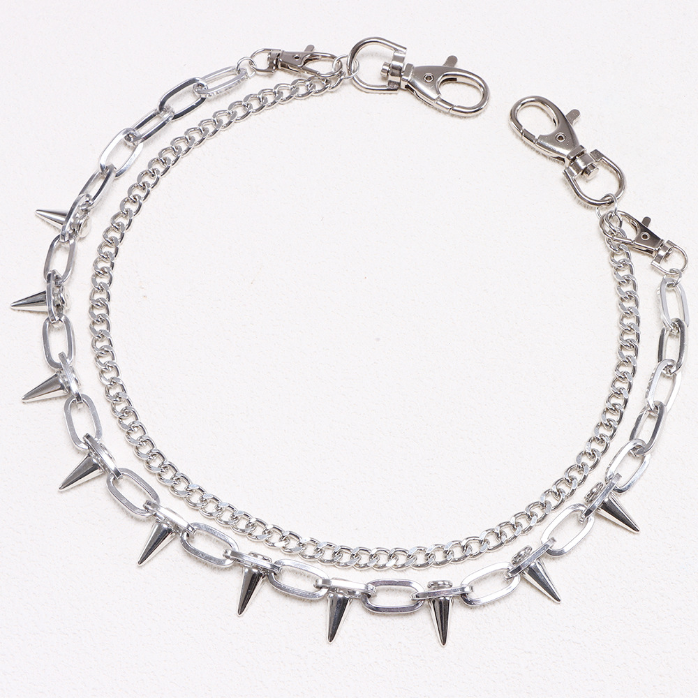 Punkowe metalowe nitki, łańcuc – Women'S Emo Accessories recenzja i cena